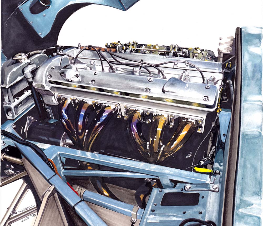 CliffRuddell's tweet photo. my close up trilogy is finished - with a painting of Richard Cresswell's rebuilt 3.8 XK engine, the day it was started up 10th June 2011. all three paintings now available at https://t.co/lEfTNbusPQ
#ETypeJaguar #XKengine #engineart #exhaustmanifold #dreams https://t.co/hDRKqveCj8