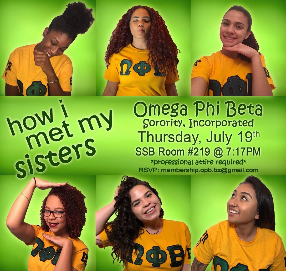 LADIES 🗣 join us on ✨THURSDAY✨, July 19th, 2018 at 7⃣:1⃣7⃣PM for our FIRST ➡SUMMER INFORMATIONAL ⬅ To RSVP email : membership.opb.bz@gmail.com ! #CARE16 #CARE17 #CARE18 #FSU2020 #FSU2021 #FSU2022 #WomenEmpowerment💜