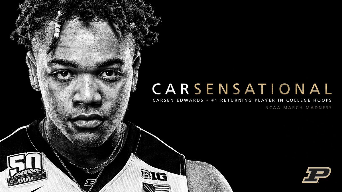 #Purdue’s <a href="/Cboogie_3/">Carsen Edwards</a> named nation’s top returnee by <a href="/TheAndyKatz/">Andy Katz</a> &amp; NCAA @marchmadness. 

In one word, he is #CarSensational. 

#BoilerUp 🚂