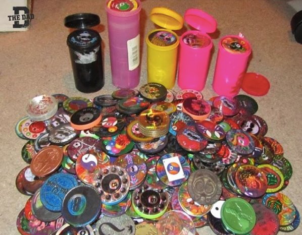 The Dad on Twitter: "My kids think I'm lame but little do they know how  kickass my Pogs collection was… "