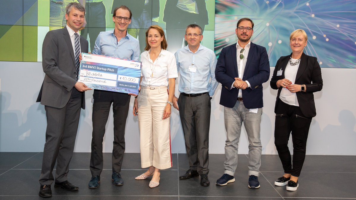 Herzlichen Glückwunsch an die Gewinner des #3rdBMVIPitch: Blickfeld!