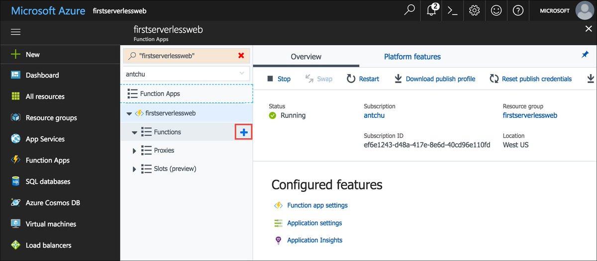 jeremylikness's tweet image. Hands-on tutorial/interactive lab: build a #serverless web app in #Azure with a static website and @AzureFunctions API - everything you need is embedded in the walk through. jlik.me/dvn