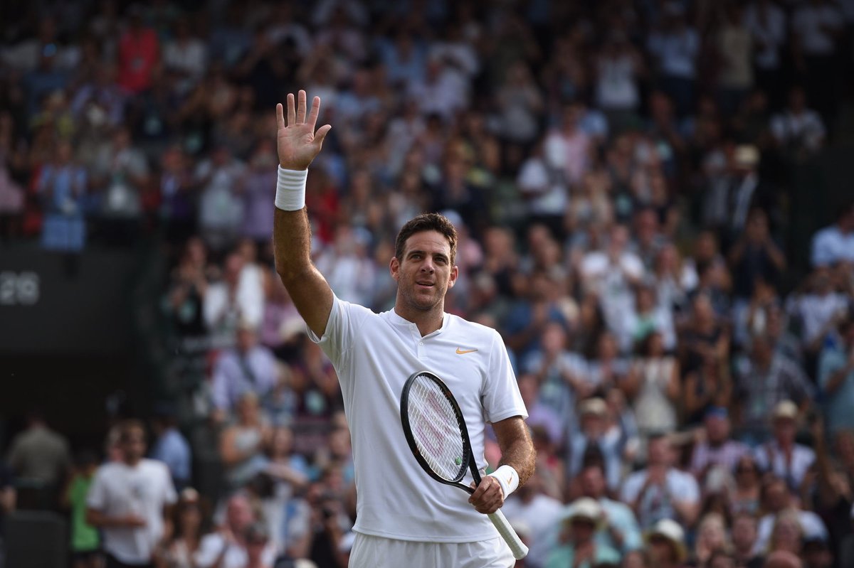 #Wimbledon| Muy buen triunfo de <a href="/delpotrojuan/">Juan M. del Potro</a> sobre Feliciano López por 6-4 6-1 6-2. El tandilense se enfrentará en 3R a Benoit Paire.