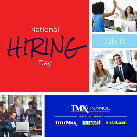 One week until #NationalHiringDay! Please, pass this along. We are looking for motivated, innovative, top talent to join the #TMXFamily.Meet with a hiring manager at any one of our locations! #TMXHiringDay @lindsey_reed_s <a href="/ted_helgesen/">Ted Helgesen</a> @obielss
bit.ly/tmxnationalhir…
