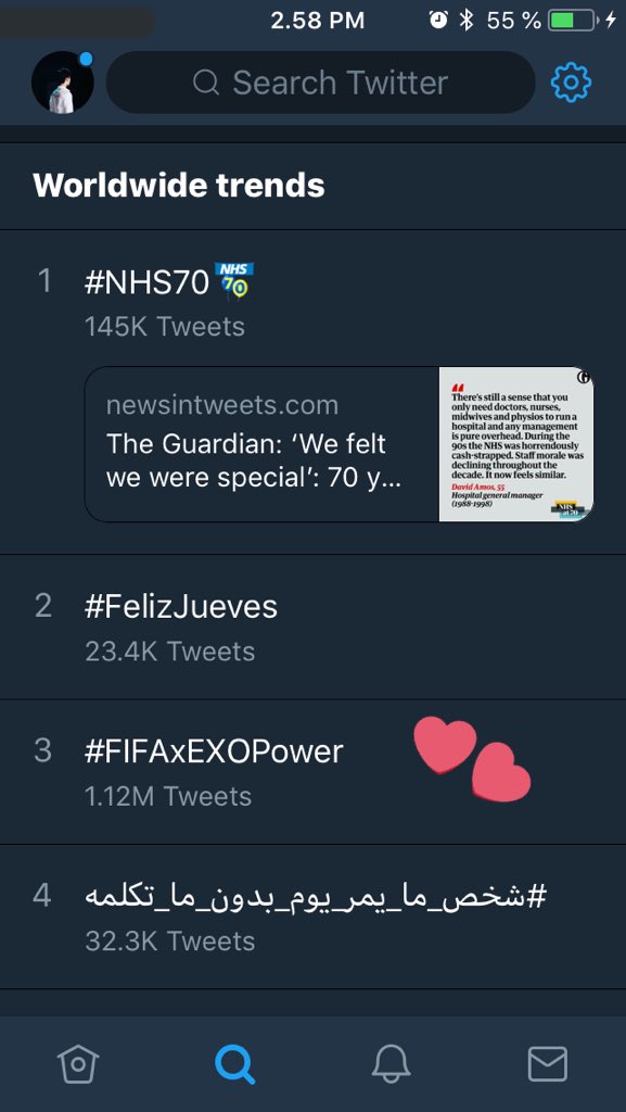 Chennie_Jongbae's tweet photo. YES, YES! I’m sure they would be proud! Please keep tweeting and support our kids! I really miss EXO,,,,, I really miss OT9,,,, Lay,,,, we’re all doing it for you, as well the others. We miss ya and look forward an OT9 comeback! #FIFAxEXOPower https://t.co/YJgTKJ5VD0