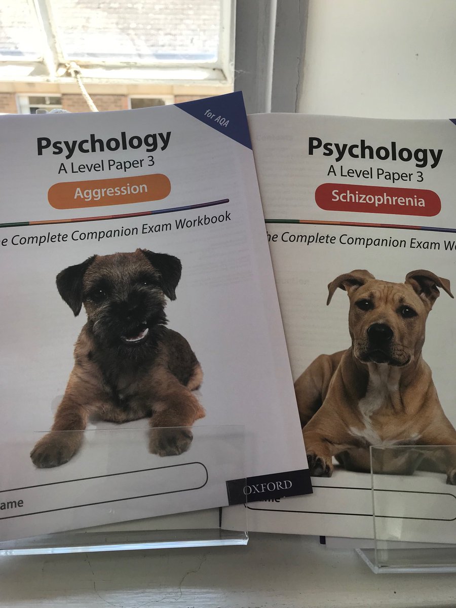schrecal's tweet image. Delighted to now have Paper 3 Aggression in to join our other fab Psychology Exam Workbooks - just in time for #atpconference #psychologyteacher