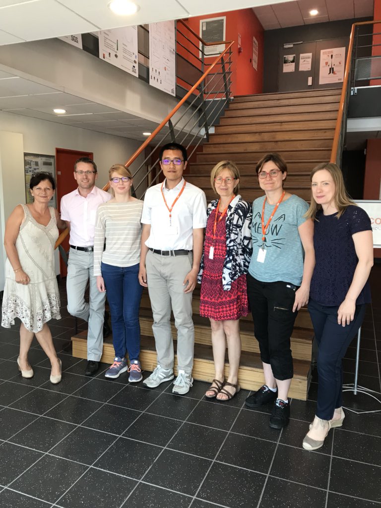 expertscience's tweet photo. 王昊一 Haoyi Wang #Ing #INSARouen at @SGSFrance #Laboratoire #Rouen an excellent collaborator who within our laboratory teams has actively participated in the development of software robot before his return to China, offers us a friendly Drink France #China a wonderful moment ! https://t.co/T8isS2hQQm