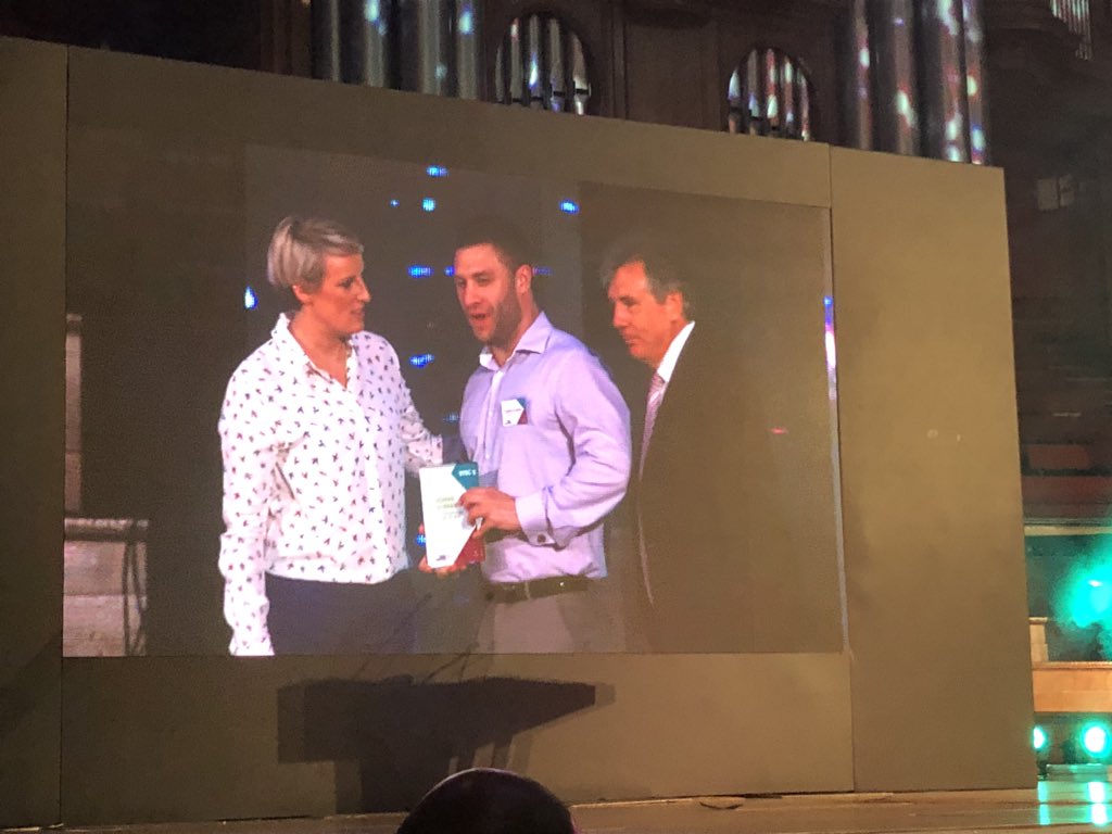 FEWeek's tweet photo. WINNER | Btec Apprentice 19+ of the year - Thomas Coleman @LCB_Building  #btecawards18 🎉 https://t.co/meyXDp6B74