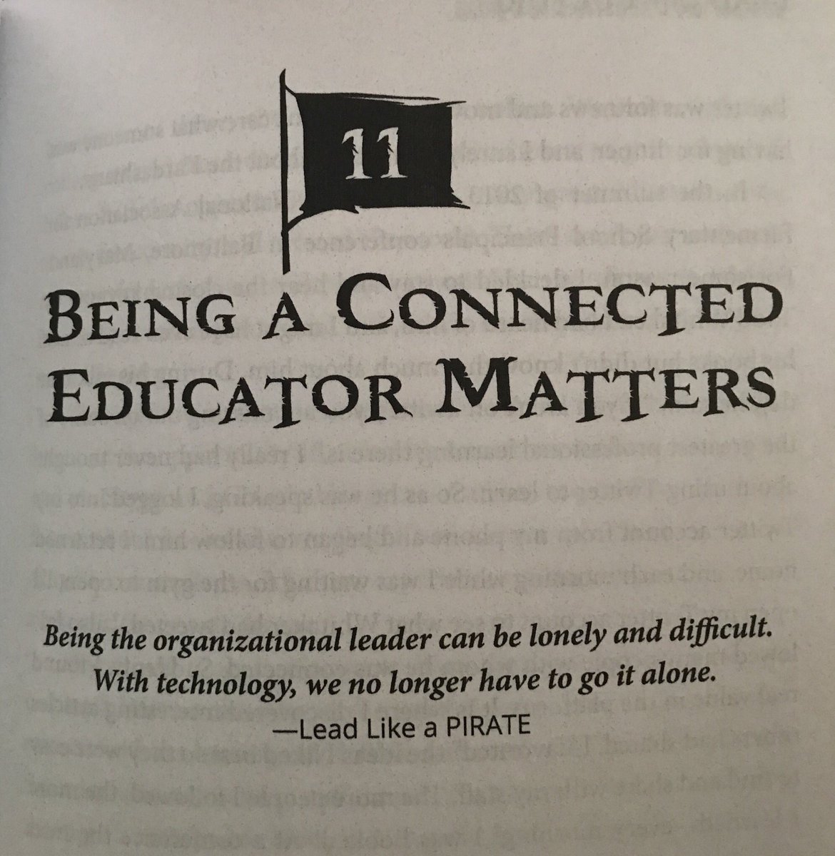 “Having a connected culture in your school matters. It opens your school and your teachers to a world outside your district. It gives you people with whom you can share ideas.” #LeadLAP #LeadWithCulture