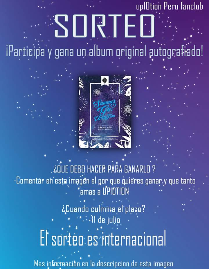 UP10TION_PeruFC's tweet photo. [SORTEO SORPRESA] #Up10tion #honey10 #summergo #giveaway
Y por si fuera poco esta autografiado por todo up10tion!y los stickers están lindamente decorados 😂(fue obra de xiao) .
Mas info en los siguientes tweets 💓 https://t.co/D6eJbIuFzC