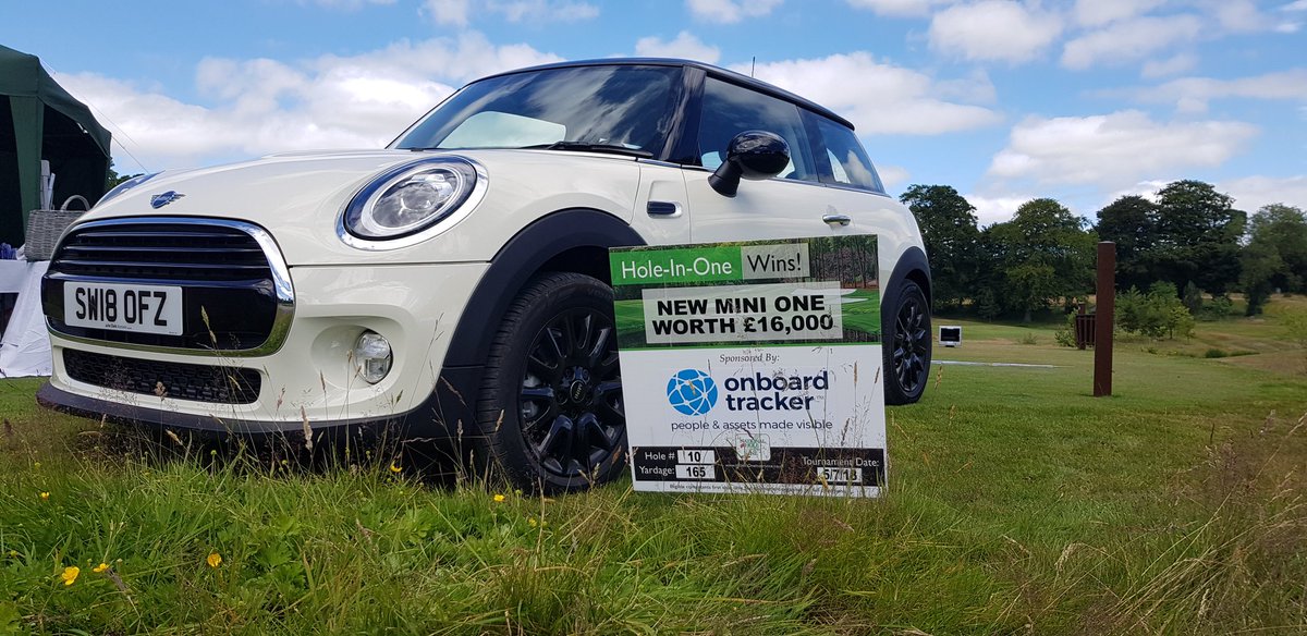 We are proud to sponsor the #HoleInOne at The Meldrum House today at the 27th @ATPI_Travel_UK Golf Classic event. Sooo... who will win our lovely <a href="/MINI/">MINI</a> today? #golf #ThursdayThoughts