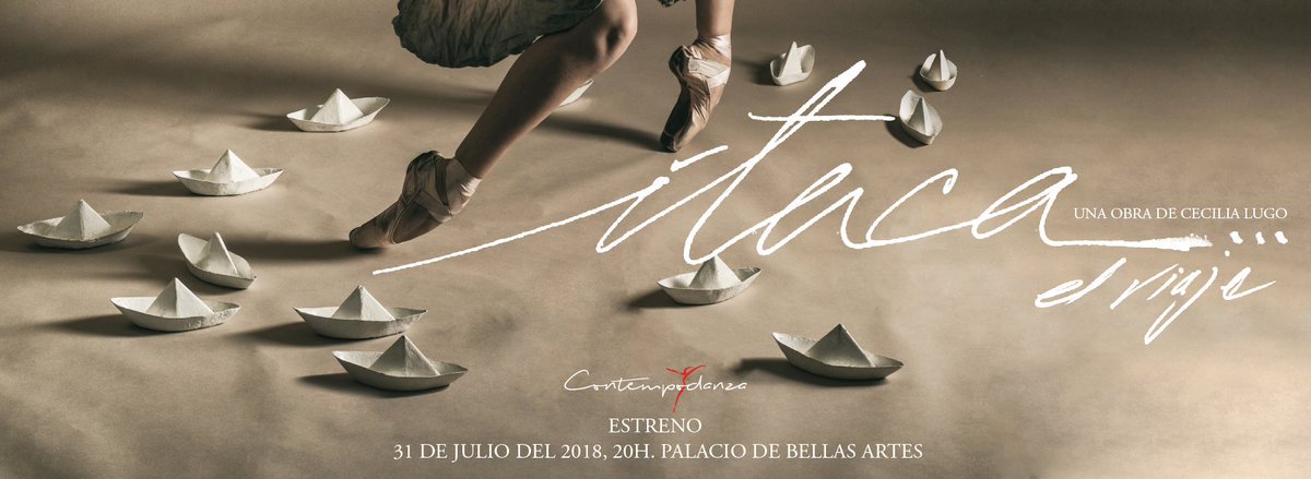 ContempodanzaMX's tweet photo. #Imperdible es la experiencia que viviremos el 31 de julio con "#ÍTACA... El viaje" dir @LugoDearenas
¡#Comparte nuestro estreno en @PalacioOficial!
🎟50% hasta el 15 de jul en taquilla del recinto y por @Ticketmaster_Me

#GenteDeDanza #LaDanzaTeMueve #DanzaINBA #CarteleraPalacio https://t.co/6hS8fVgB7o