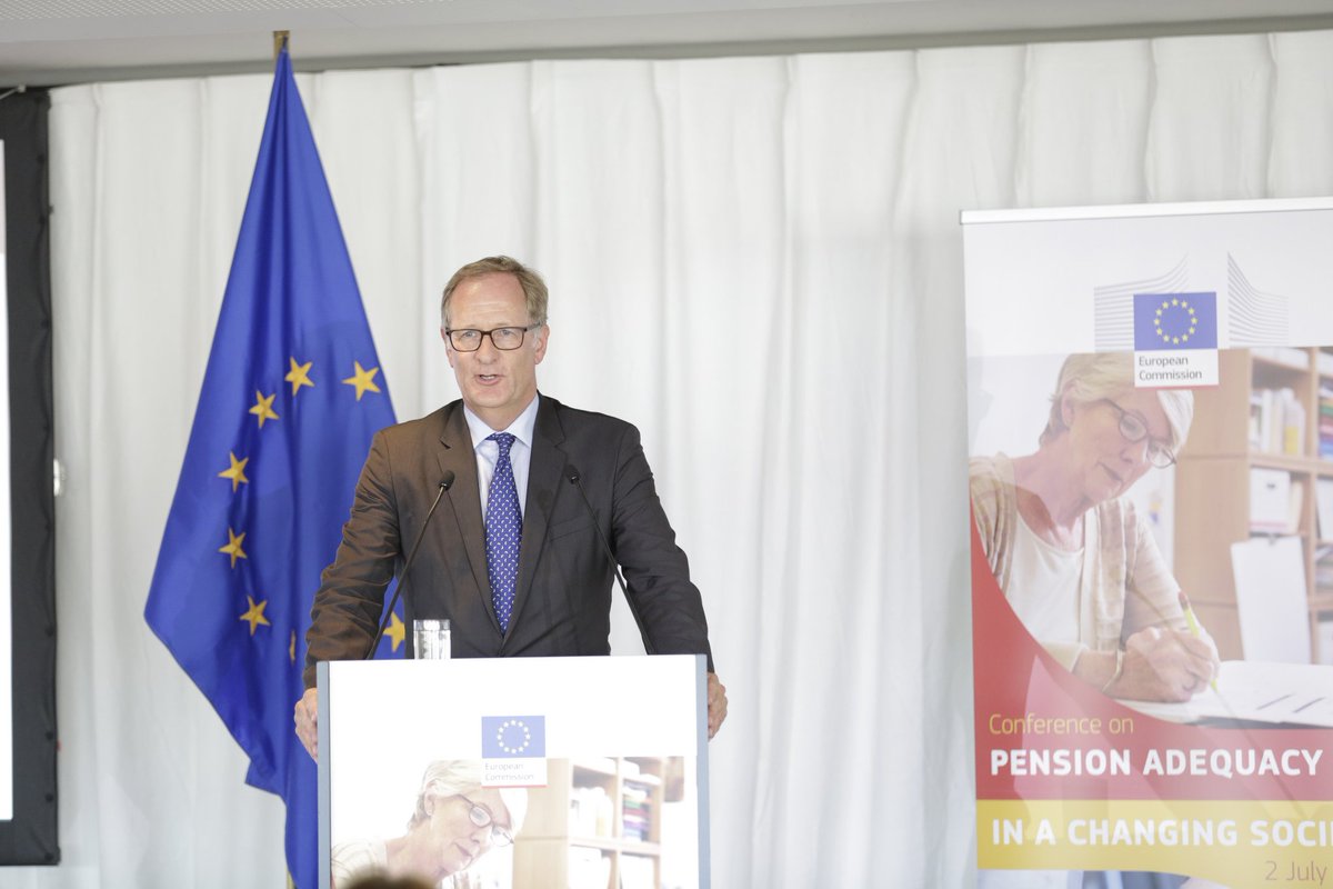 EU_Social's tweet photo. Missed our conference on pension adequacy last Monday? We've got you covered!

Pictures, presentations &amp; @mariannethyssen's speech are now on our website: https://t.co/s45OtZGeOF #PAR2018 https://t.co/mymGOPnmS8