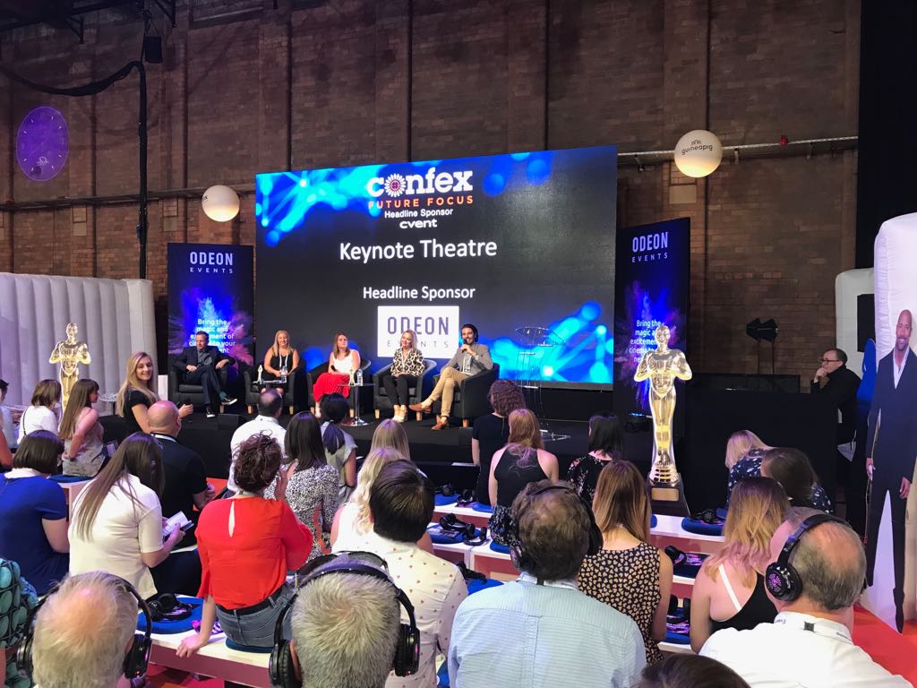 Peachy_Pro's tweet photo. @ODEONEvents great seeing the audience so engaged #confexfuturefocus https://t.co/balkRvoITN