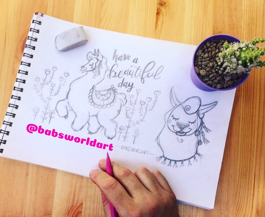 Drawing my first Alpaca😊 are on the right track? 🤔#alpaca #alpacaillustration #sketch #alpacasketch #illustration #love #cute #funny #art #artwork #creative #😊#💜#🤔