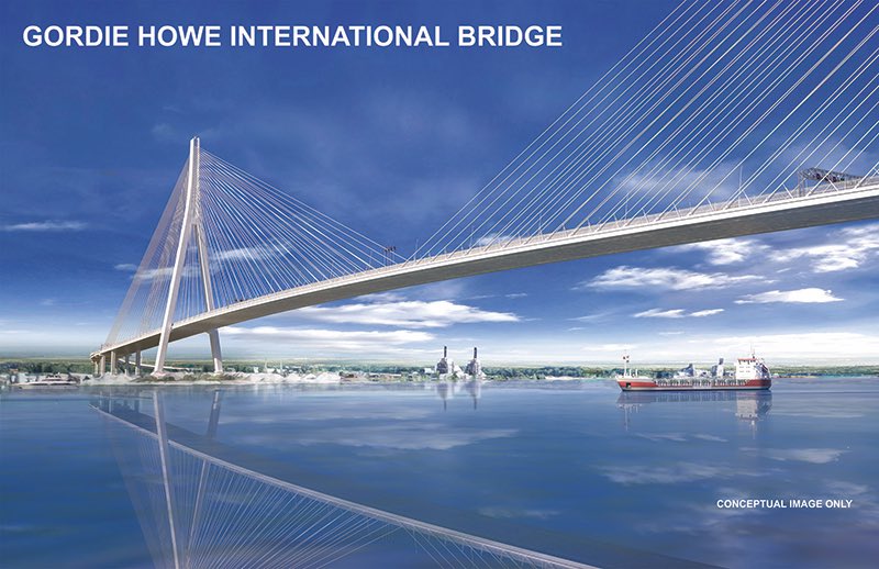 GordieHoweBrg's tweet image. Bridging North America will deliver the #GordieHoweBridge as a cable-stayed bridge. #HoweBridge2018