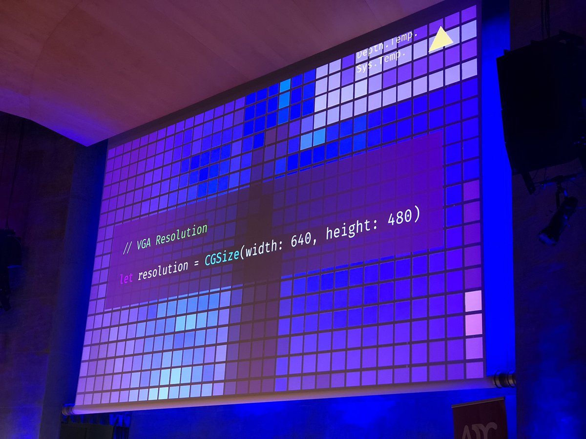 _bilalarslan's tweet image. “Into the Deep – or what would the 80s have done with depth sensing technology?” from @tobiasdm on @addconf. Best stage usage ever. Well topic and presentation  🎉👏🏽 #addconf