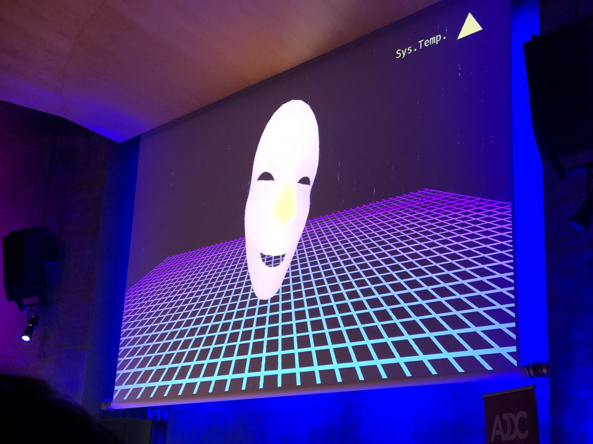 _bilalarslan's tweet image. “Into the Deep – or what would the 80s have done with depth sensing technology?” from @tobiasdm on @addconf. Best stage usage ever. Well topic and presentation  🎉👏🏽 #addconf