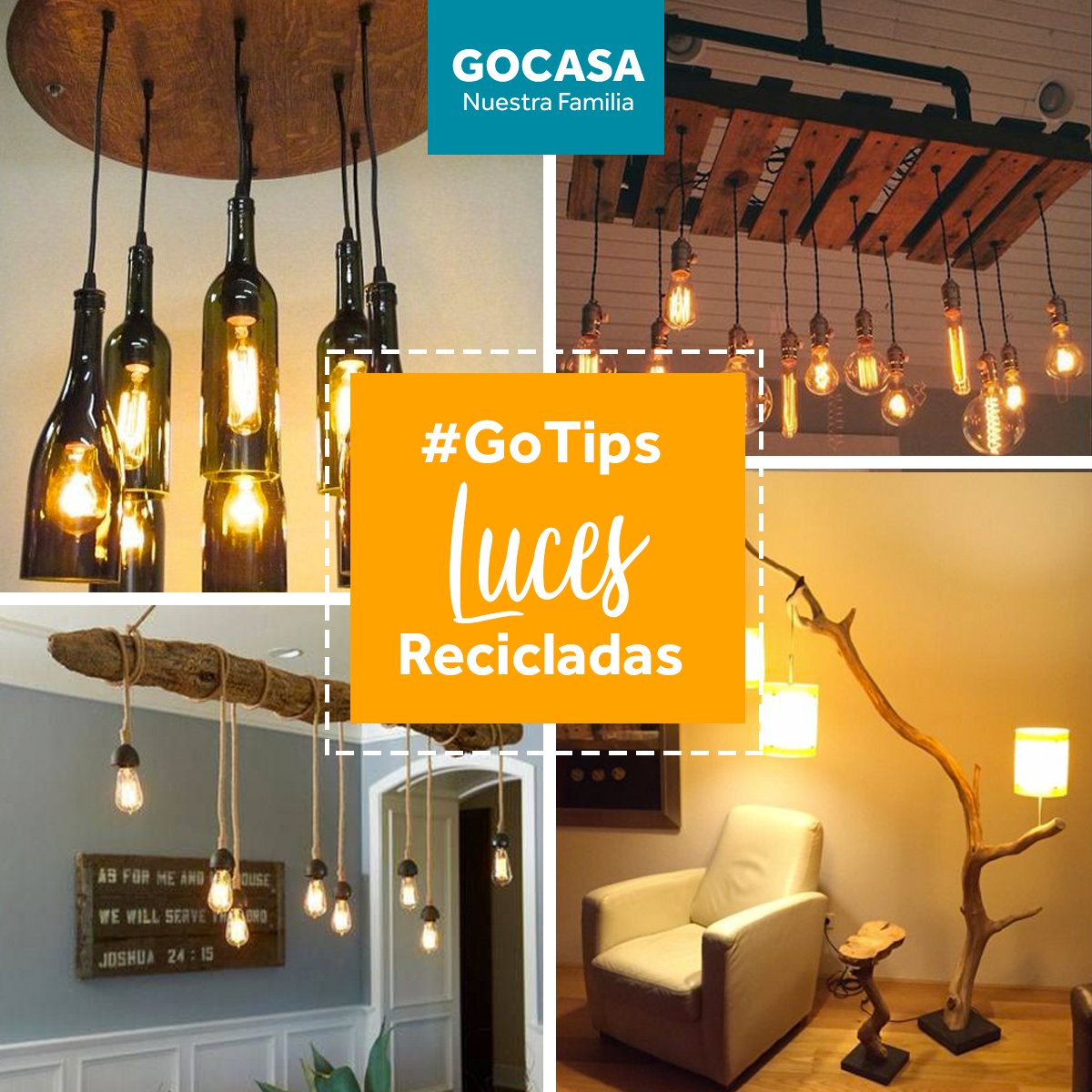 GOCASAMX's tweet photo. Una excelente forma de reciclar materiales son estas lamparas hechas con madera que puedes obtener de tarimas usadas, troncos ó ramas, que además de darle un toque a tu casa son fáciles de conseguir! ¿Te animas a hacer una? 😍 #Gotips #Gocasa https://t.co/qRUTDCtzhD