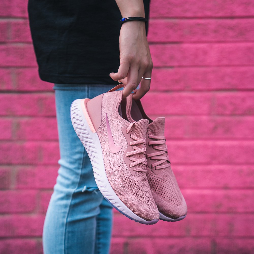 nike epic react rust pink