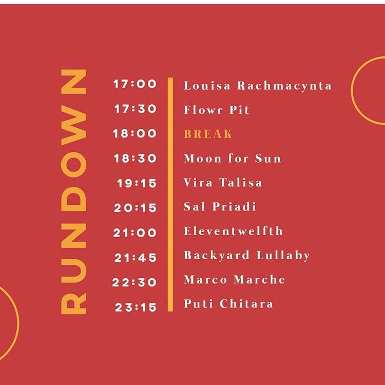 Hari Sabtu ini bakal main di #lokatara Rossi Musik Jakarta, on stage pukul 23:15. Yuk!