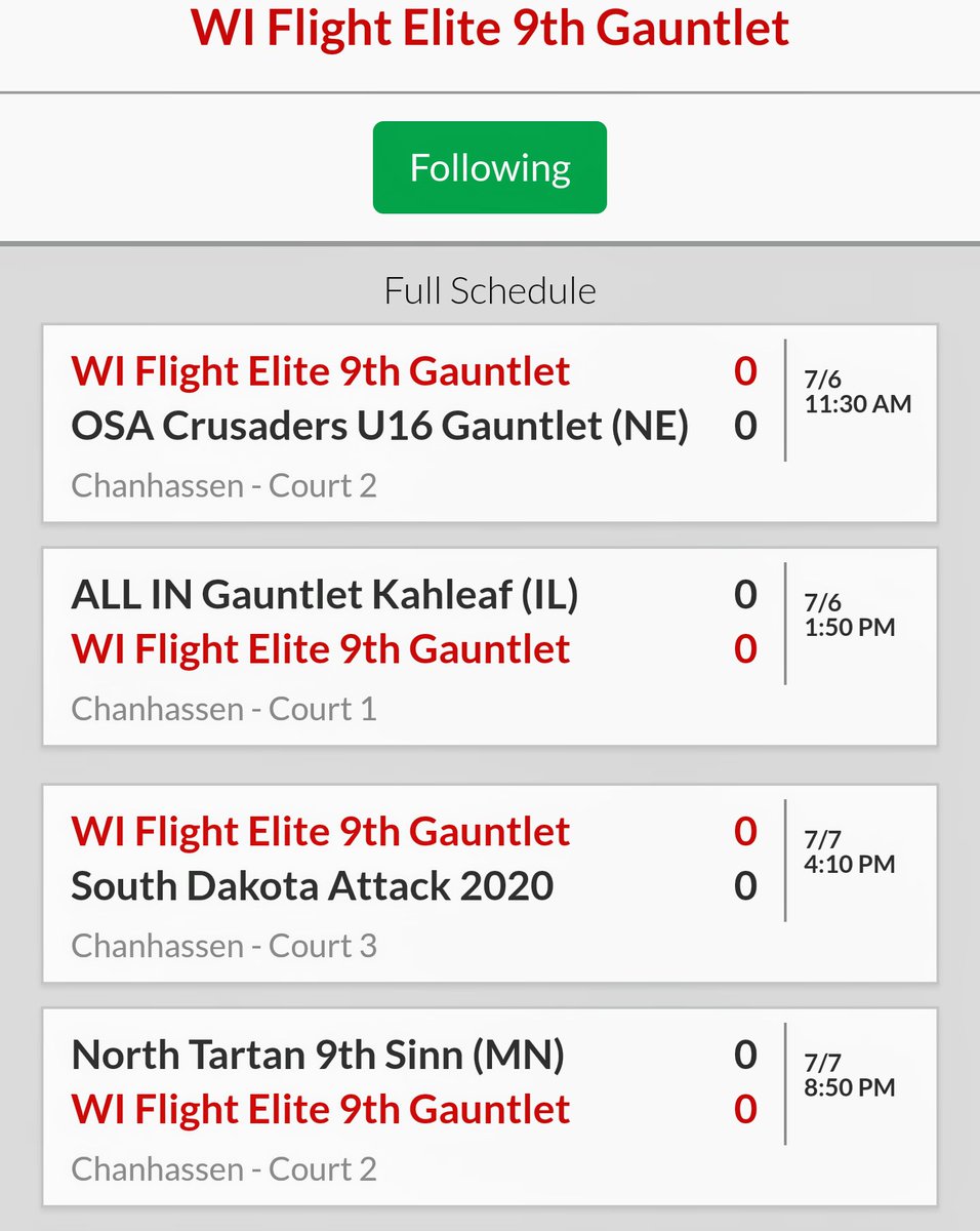 One more night until the ball gets tossed into the air.🏀 Here is our schedule for Mill City this weekend.

Come check out some of the best players the Midwest has to offer.  You won't be disappointed.💪

#D1Talent #adidasAllAmericans
