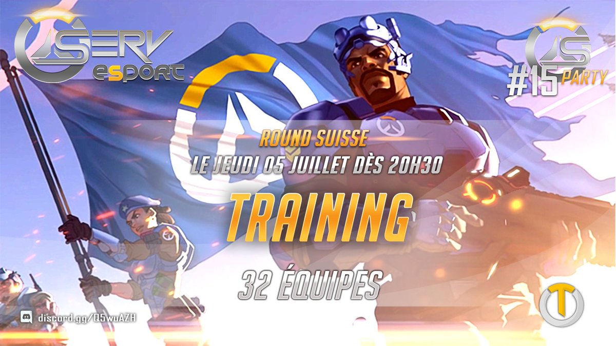 OservEsport's tweet photo. #OwParty N'oubliez pas de vous inscrire pour la Oserv Party #15 de ce soir ! 💪
👥 32 teams
🏆 Nouveau format en ronde suisse pour tout niveaux
🎧 https://t.co/e9mkGU8Z7q
📝Inscriptions TEAM + SOLO : https://t.co/Zi7qGZNGyJ https://t.co/HHAgIc7YQo