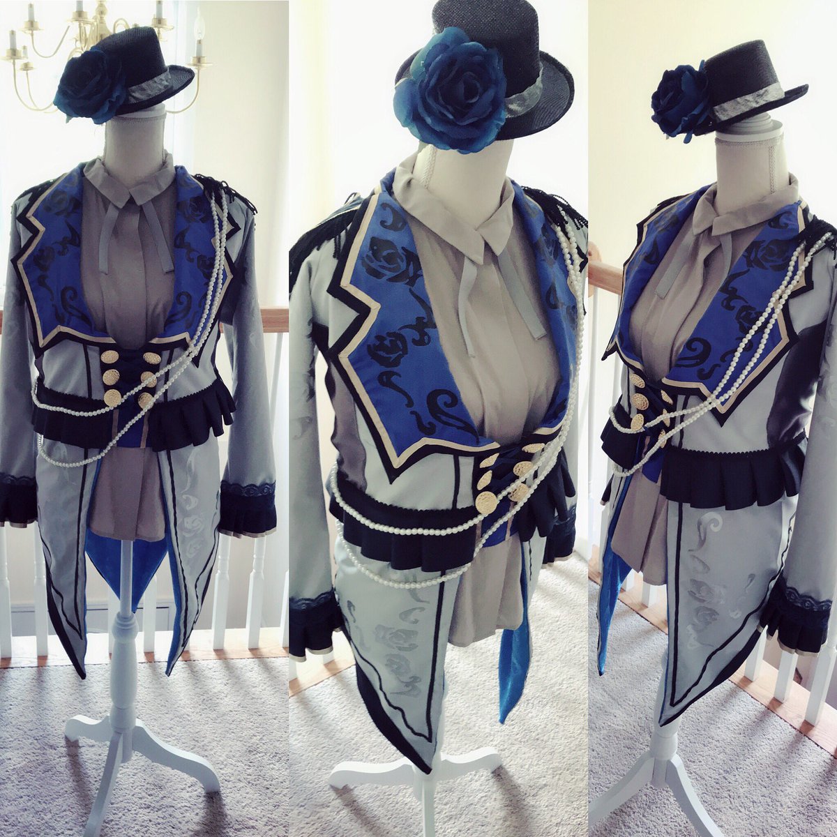 kthmcos's tweet photo. Finally, got around to making Mika’s repayment fes outfit, too! Time to shoot these at #otakon 👌🏻👌🏻 #ensemblestars #enstars #kagehiramika #cosplay https://t.co/NoZ8PdIU9q