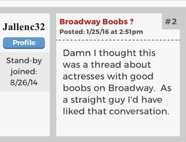9. broadway boobs