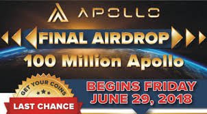FranjoMod's tweet image. 💸NEW #AIRDROP
Estimated Value: ~*$90*💰
Token Name: #Apollo
Tokens: 1800 APL
👉 bit.ly/2KtG08e 👈
You can support us with retweet! Thank you!
#Cryptocurrency #blockchain #token #Airdrop #bounty #freetoken #crypto #giveaway #neo #ethos #icon