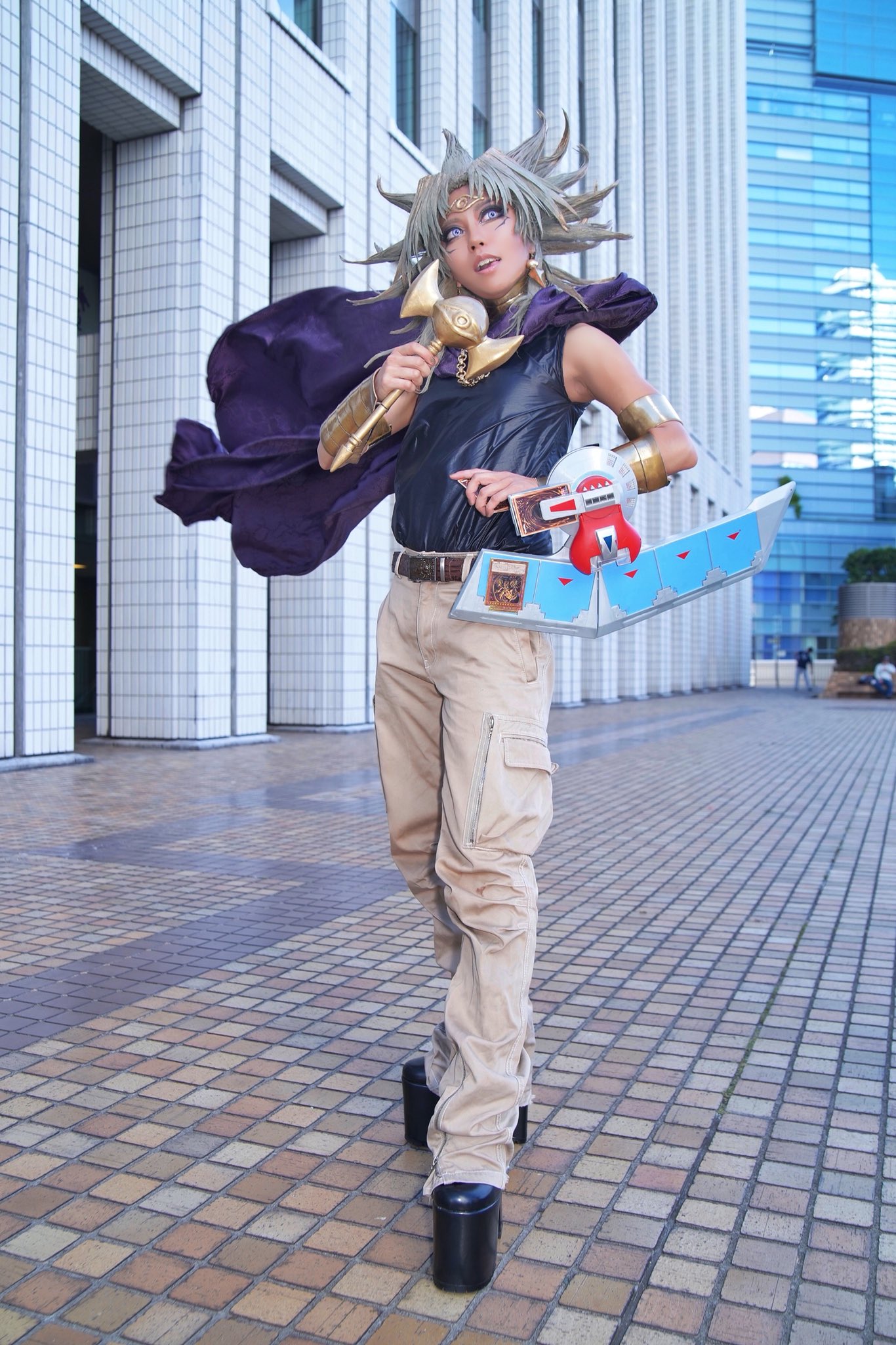 遊戯王デュエルモンスターズ/マリク・イシュタール/コスプレ衣装/ウィッグ 遊戯王コスプレマリク様 （緒条 on X: 