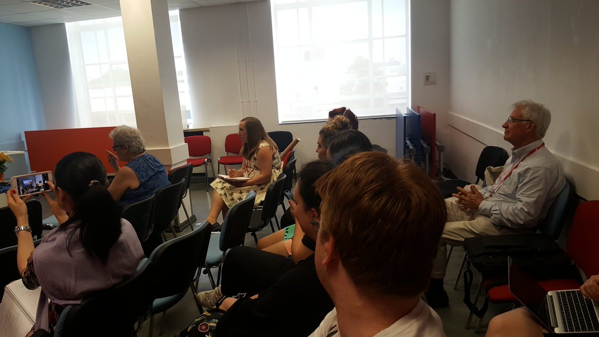 medieval_muse's tweet photo. #MonashMassive presents, #MonashMassive listens. Seriously, we're pretty much all here. It's like a Friday @MonashCMRS in the northern hemisphere. #s1737 #IMC2018 https://t.co/BhiN3V8FWR