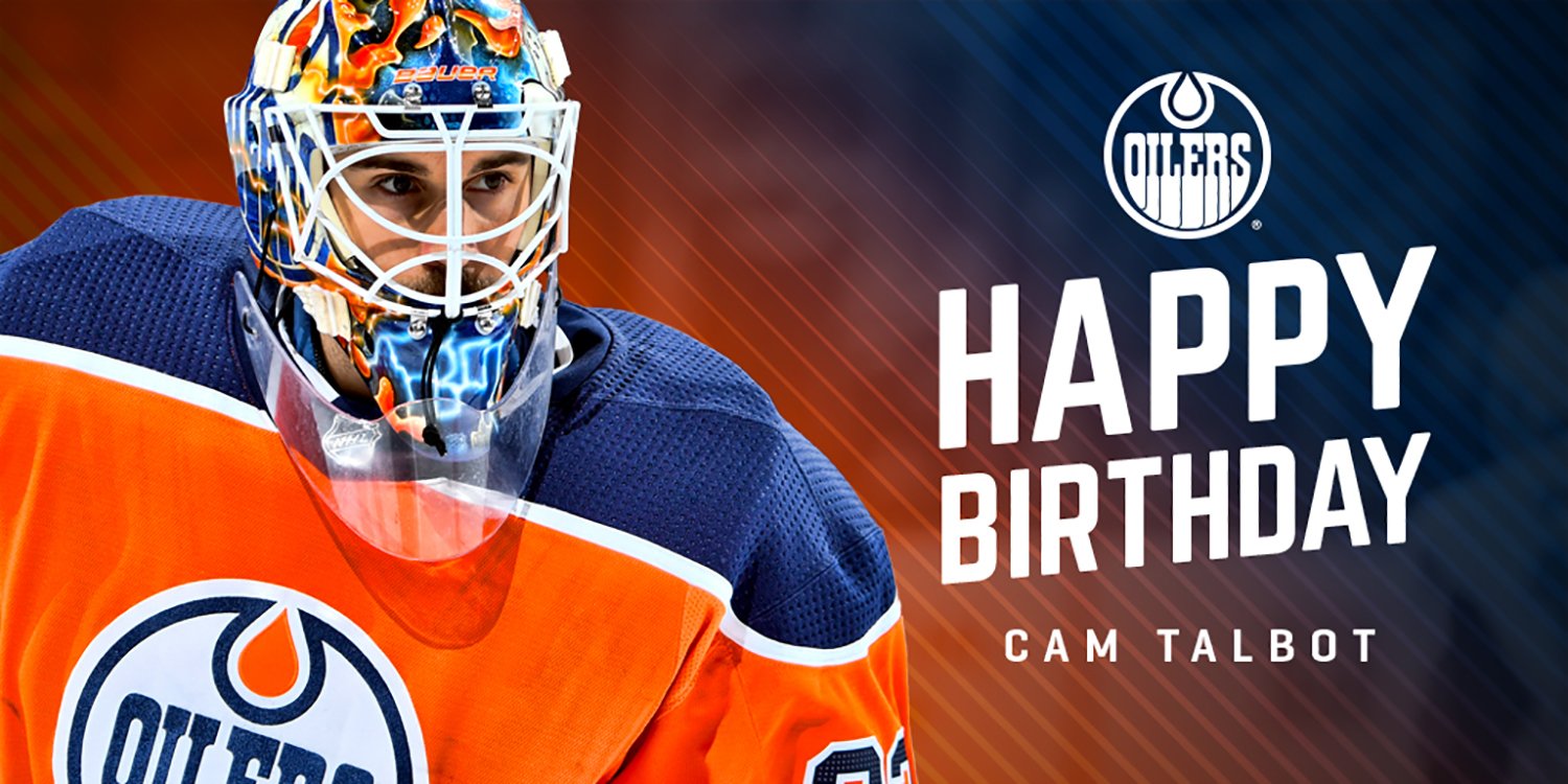 Happy birthday to goalie Cam Talbot! 