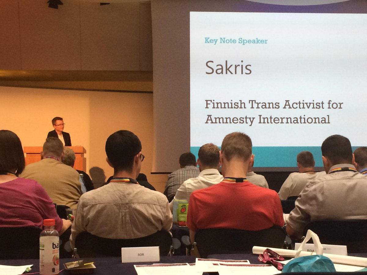 Listening to @sakriskupila asking for solidarity to improve global #LGBT+ issues. We are each one person but together we can make change happen #tuclgbt