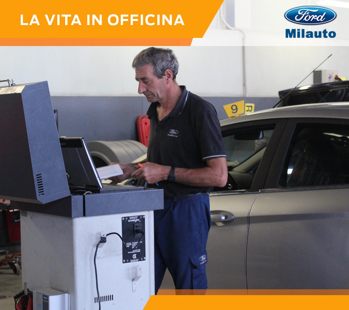 FordMilauto's tweet photo. Oggi vi facciamo entrare nella nostra #officina. 🛠️
Il gruppo Foti è formato da un team di esperti che si prendono cura della vostra #vettura.

Dalla revisione alla diagnosi elettronica, la nostra professionalità è a vostra disposizione. 😎

#Ford #FordMilauto #automotive https://t.co/tHik0QjcwB
