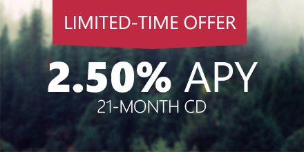 EastRiseCU's tweet photo. By opening your new CD account today, you can take advantage of the highest interest rate we offer on deposit products here at 
@VSECU. Hurry! This special ends on August 8th. 
https://t.co/4Zz4sE1RNZ  #finance #investing #vsecu #vermont https://t.co/5VC8lOzqrU