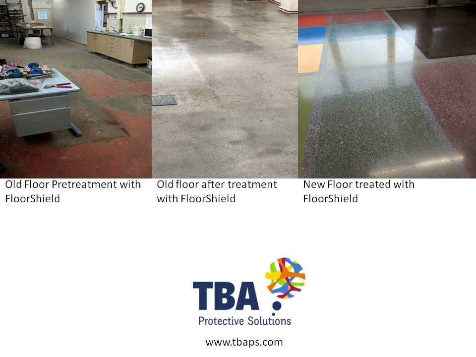 #FloorShieldHDC from #TBAProtectiveSolutions is a #waterbased clear, #dissipatingmembrane forming #curingcompound, #hardener + #densifier. A single component #coating that following application forms a tougher, #abrasionresistantsurface compared to traditional methods.