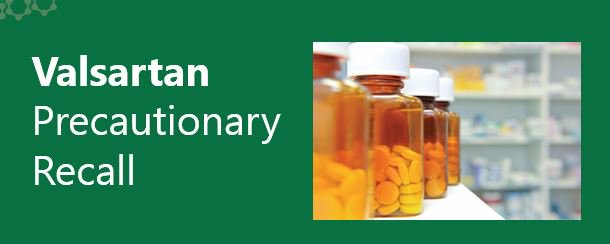 <a href="/TheHPRA/">HPRA</a> is undertaking a precautionary recall of some #valsartan blood pressure and heart medicines. Please see our website for information for patients, pharmacists and doctors at hpra.ie/valsartan  #patientsafety