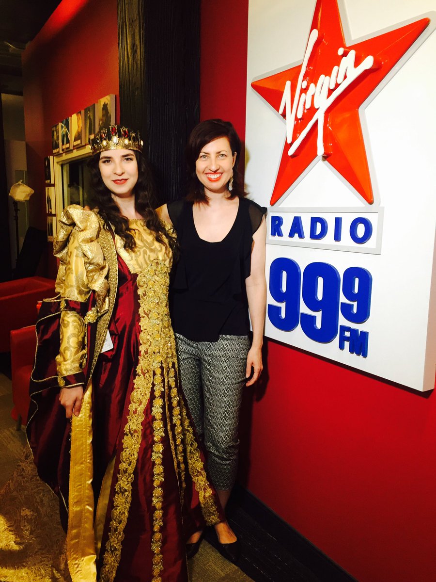 VirginRadioTO's tweet photo. The #Queen has taken the throne at #MedievalTimesTO! Win a 4 pack of tix to join us July 21st for Virgin Radio night: @TorontoCastle https://t.co/Hzb1qg62ZI - @KellaOnair 👑 https://t.co/g7uYZRx5dF