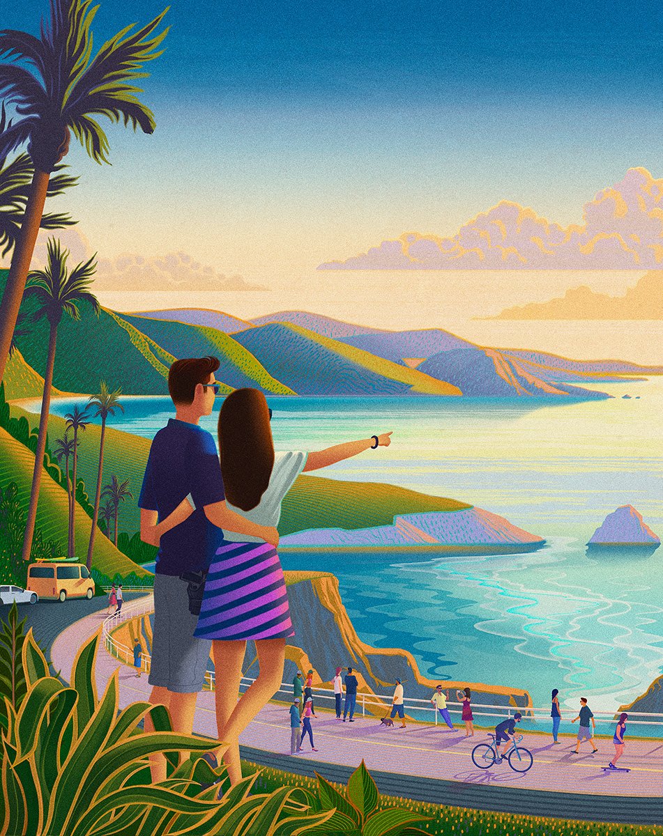 eberhardtsmith's tweet photo. This illo by Sam Chivers give off summer vibes.
Check out more of Sam's work on @Behance 👉 https://t.co/OecEfU7QIc https://t.co/U2RFZVyrza