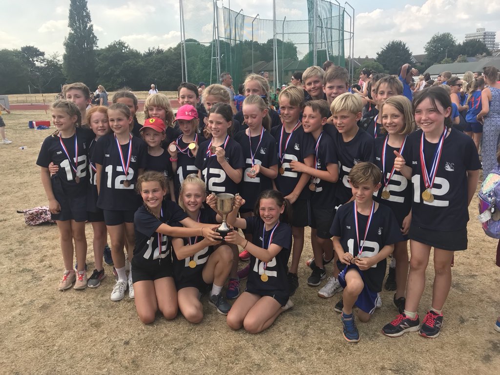 TDJuniorSchool's tweet photo. Congratulations to our athletes. What a great job in the heat!  3rd place in the track events and Winners of the District Sports field events @ActiveSchoolsAS #athletes https://t.co/CYmBuDNw1z
