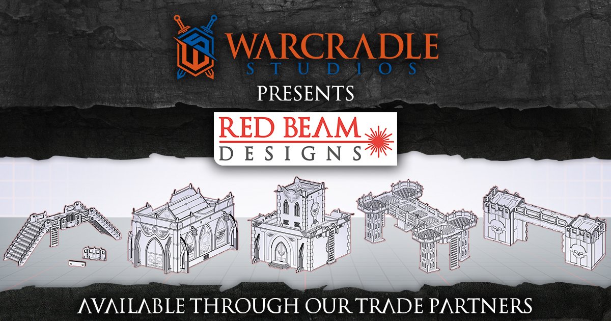 warcradlestudio's tweet photo. Presenting the latest Red Beam Designs range of products now available for trade to pre-order from #WarcradleStudios!
For more information and to place your order contact: salesteam@warcradle.com
#redbeamdesigns #terrain #miniatures #miniaturegames #tabletopgaming https://t.co/rmxK3zkHRh