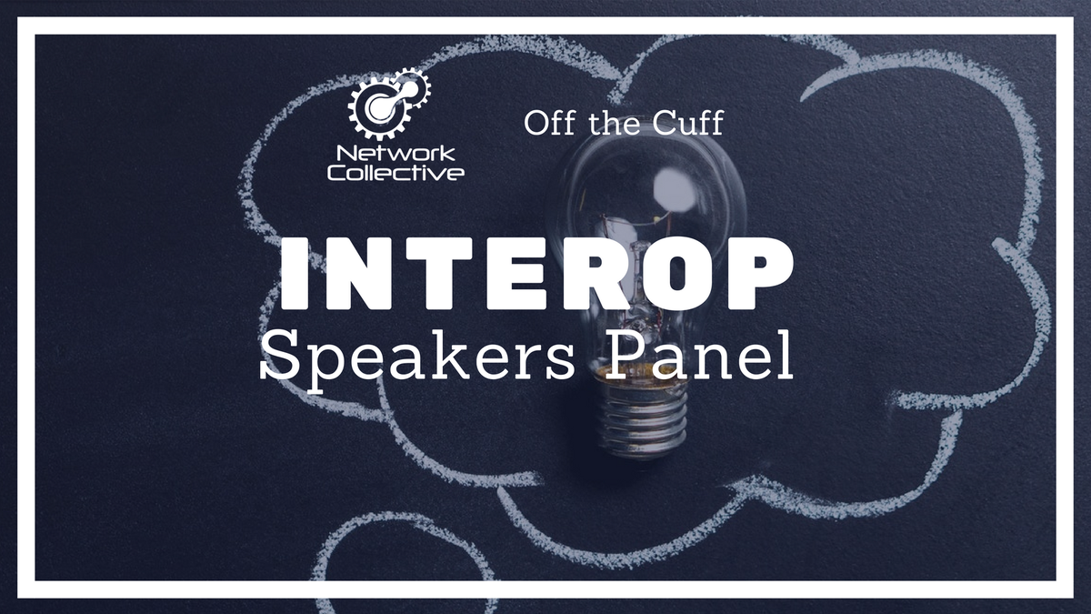 bcjordo's tweet photo. While at #InteropITX this year, we sat down with a few of the Network Transformation Summit presenters to see what they were talking about. This episode has a little bit of everything wrapped up into it and is a great conversation. #NetworkCollective https://t.co/Dlak3YYt4Y https://t.co/hVFUJfSgSk