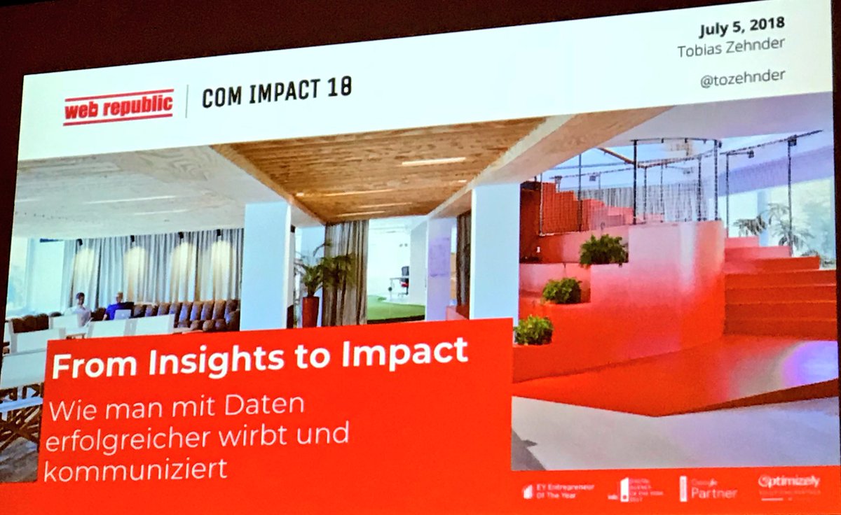 michelgross's tweet photo. Zum Abschluss @tozehnder über Data-Driven Marketing an der #comimpact18 https://t.co/2Fl9kZqIYm
