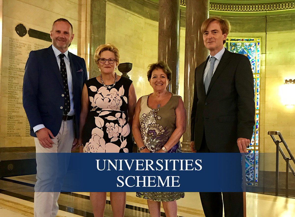 Our Scheme Chairman and Deputy Chairman meet with The Honourable Fraternity of Ancient Freemasons <a href="/_HFAF_/">HFAF</a> to discuss the University Scheme. HFAF is a fraternity for and organised by women founded in 1913 whose membership is open to women of any race or religion.
@hfaf_uni