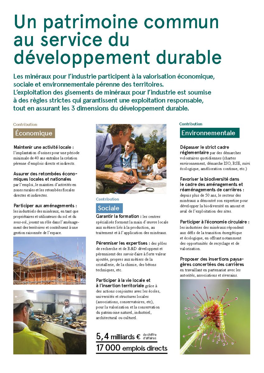 IndustriePlatre's tweet photo. Les industriels du #plâtre sont fiers d’être cosignataires du fascicule « Les minéraux pour l’industrie ». Les minéraux sont une ressource stratégique au service du développement durable. Découvrez dès maintenant ce document https://t.co/IBXHrplAk5