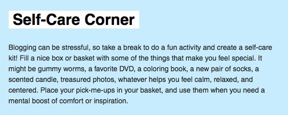 CodeNewbies's tweet image. Did you know each #CNC2018 mission comes with a self-care tip? This DIY kit from the #BlogMore challenge is one of our favorites. RT if you&apos;d give it a try.

bit.ly/JoinCNC2018