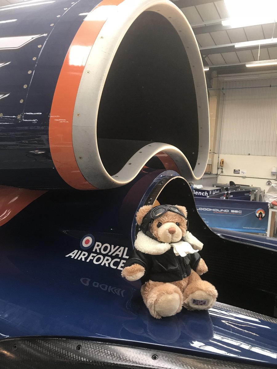 BefrienderBear's tweet image. 😎SPEED: After the amazing #RaceForTheLine at @RAFWittering1 last week see my recent experience with the #worldsfastestman Andy Green @BLOODHOUND_SSC. What a cool car - aiming at 1000mph - with jet engine PLUS rocket pack, then airbrakes &amp;amp; parachutes to slow down!