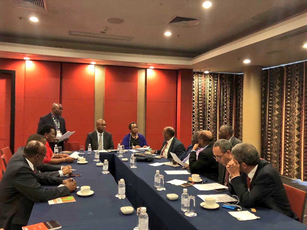 NathiMthethwaSA's tweet photo. Now with Ministers from participating African countries to deliberate about the declaration that'll be delivered at the conclusion of the ministerial roundtable on information access in relation to the African Union's #Agenda2063 &amp; the Charter for the African cultural renaissance https://t.co/SqJDUV4TAr