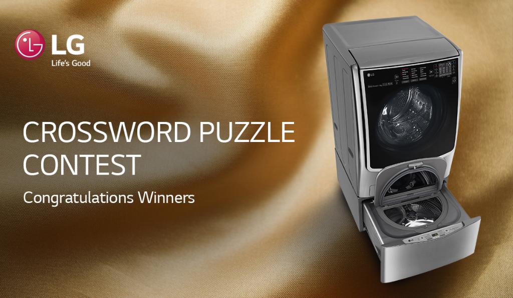 LGGulf's tweet photo. Congratulations! You are the winners of the LG TWINWash Crossword Puzzle Contest :) Well done! 
https://t.co/st9FlKoo2M
#LGTWINWASHGULF #TWINWash #WashingMachine #Competition #Winners #LG #LGGulf https://t.co/egfA8CHJb7